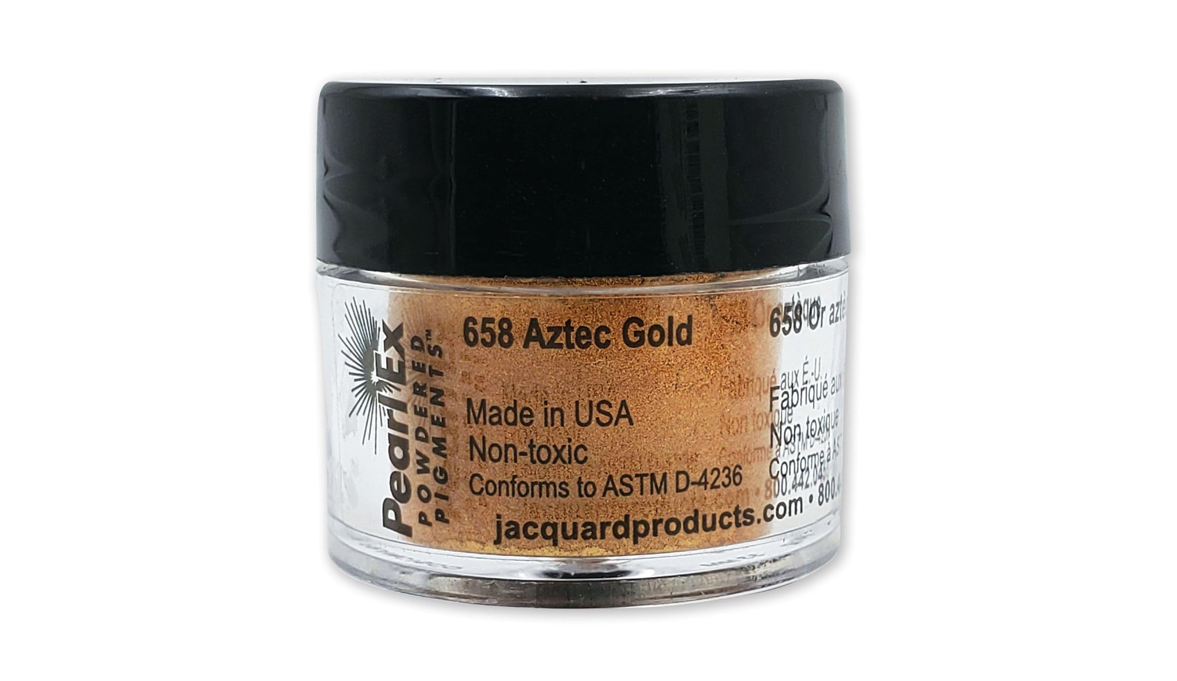 Bulk Buy: jacquard Pearl EX pigmenti in polvere 3 grams Open stock Metallics Aztec Gold jacu-658 (confezione da)