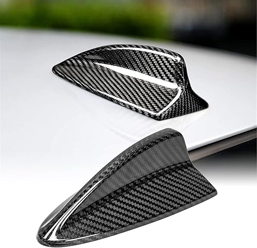 AeroBon Cubierta de antena de aleta de tiburón de fibra de carbono seca compatible con BMW Serie 2 F22, 3 Series F30 y 4 Series F32 F36