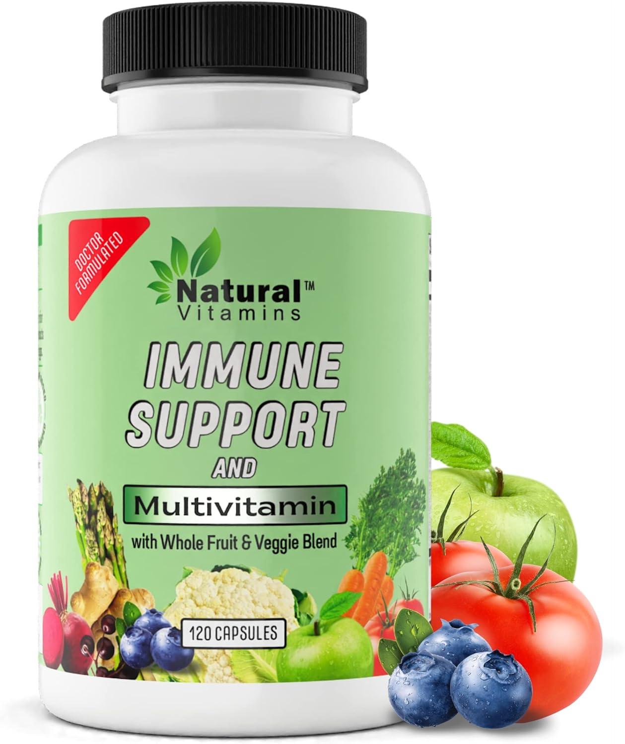 Natural Vitamins Superfood Fruit and Vegetable Supplement