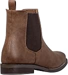 J's.o.l.e Western Cowboy Boots Men Square Toe Botte Cowboy Homme Stylish Ankle Chelsea Boots Brown Black Tan