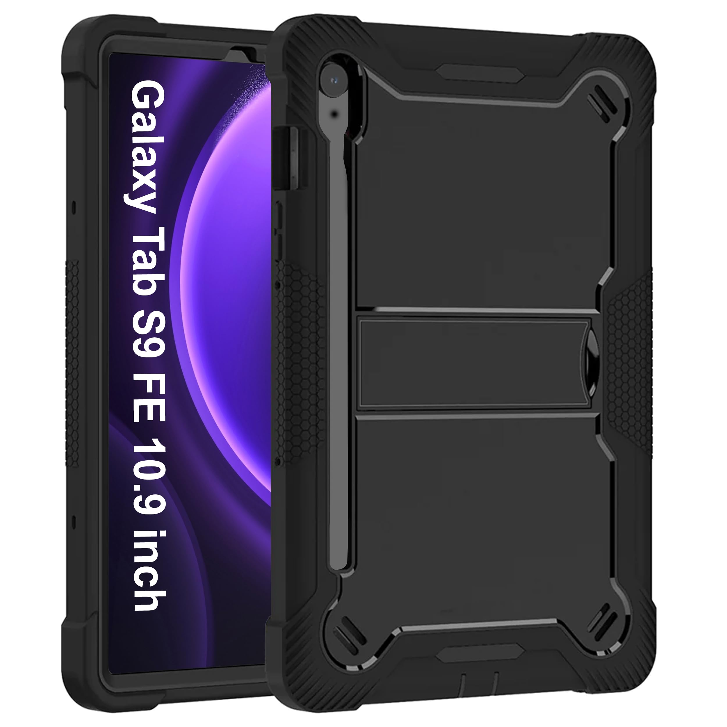 TGK Slim Heavy Duty Shockproof Protection Kickstand Hybrid Case Cover for Samsung Galaxy Tab S9 FE 10.9 Inch Black (B0CR7Y23B5) Amazon Price History, Amazon Price Tracker