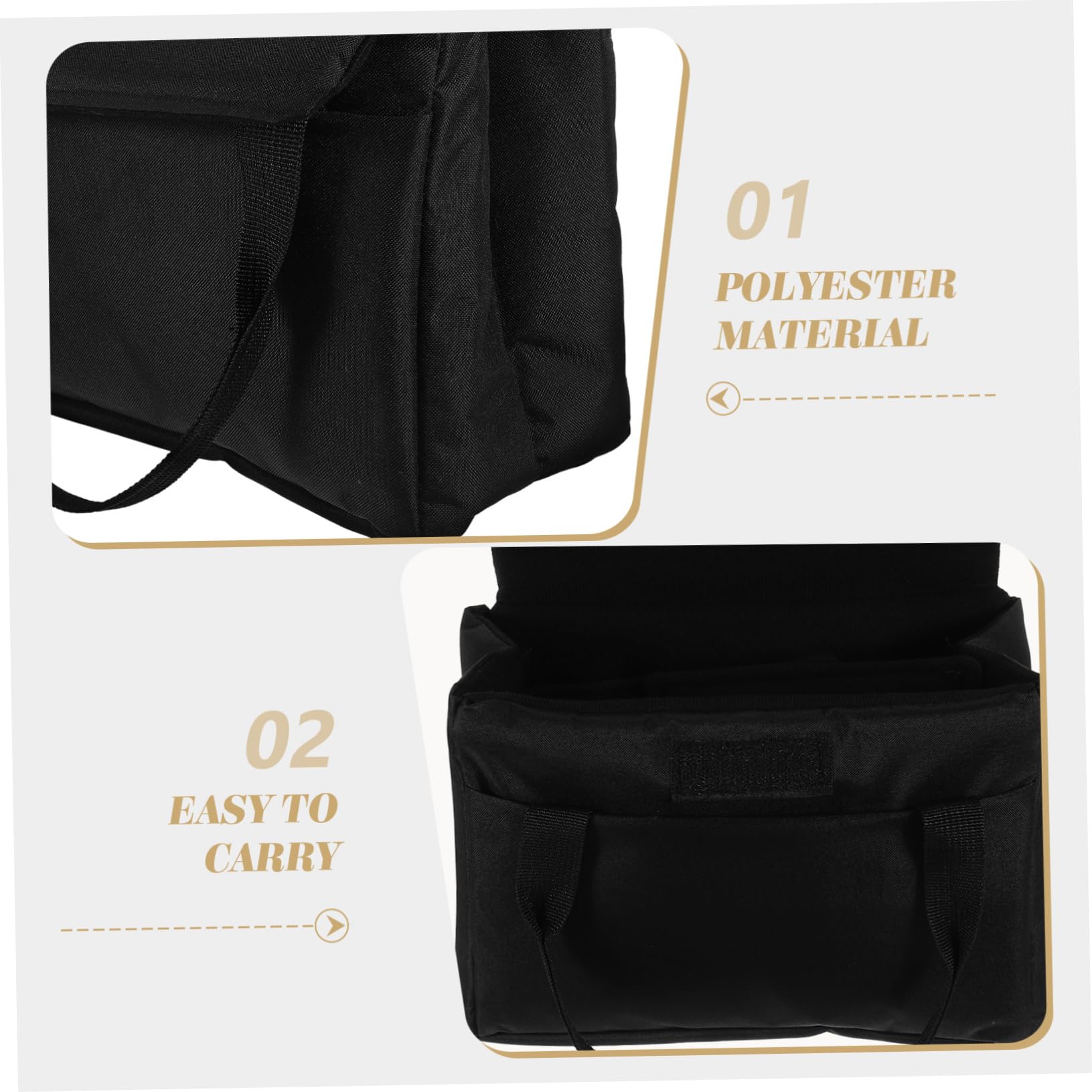 NUOBESTY Borsa Interna per Fotocamera Imbottita Antisfondamento, Custodia Portatile per Borsa Fotografica, Inseribile per Dslr