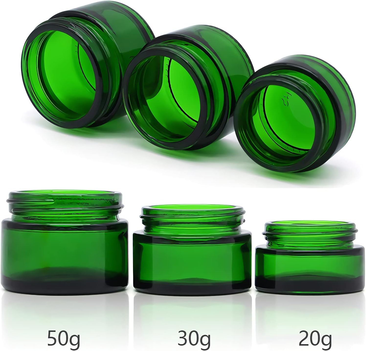 Confezione da 4 contenitori vuoti for crema for il viso con(Gold,20ml)