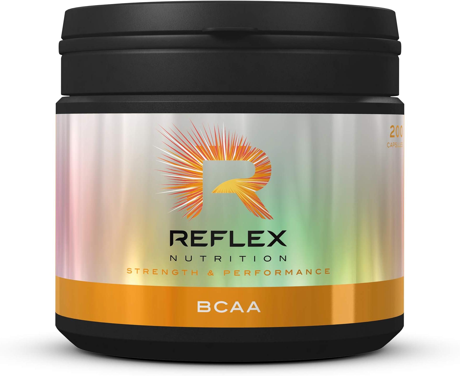 Reflex Nutrition BCAA Capsules Branched Chain Amino Acids (BCAA) L-Leucine, L-Isoleucine & L-Valine (200 Caps)