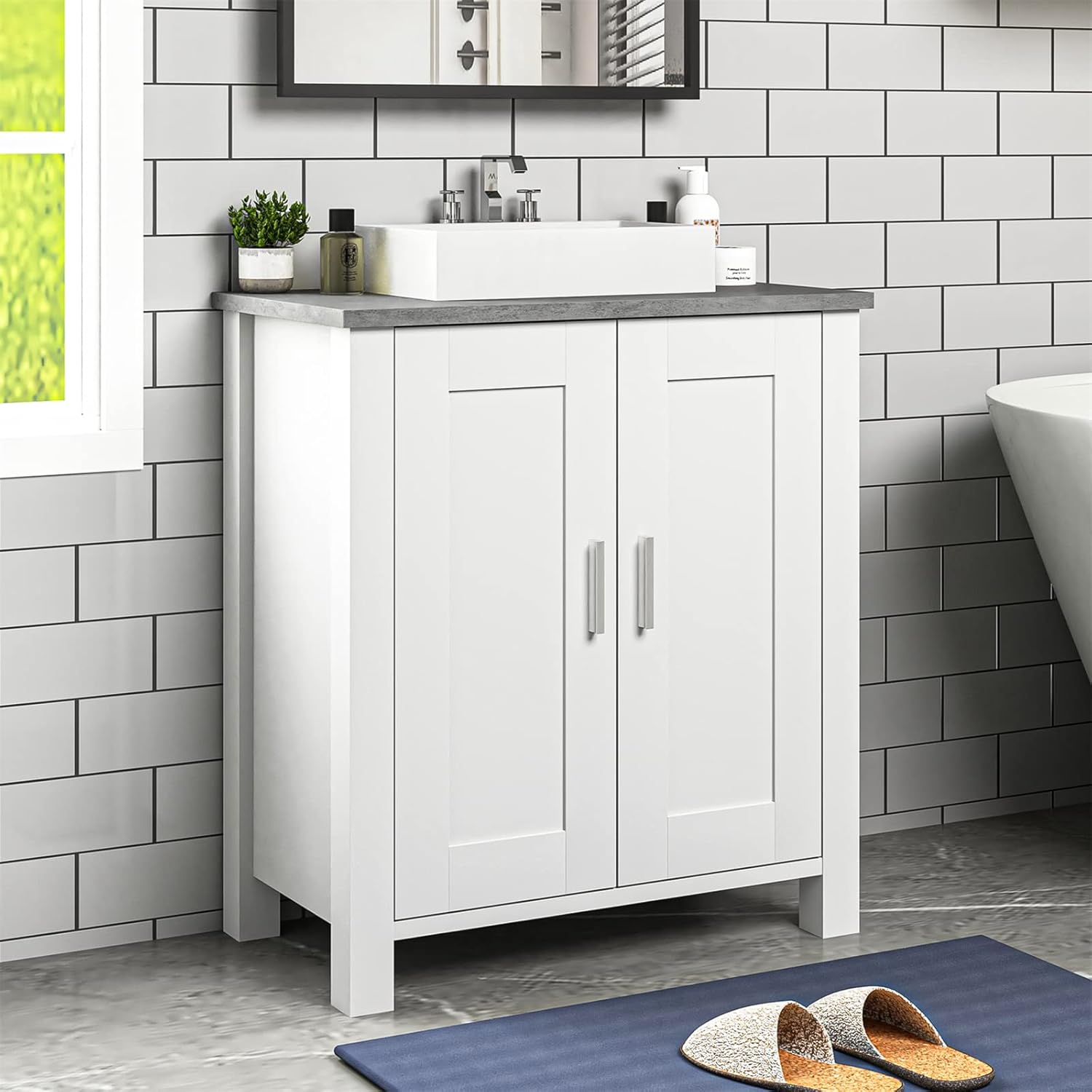 Buy VERYKE Bathroom Sink Under Sink Storage Bathroom Vanity