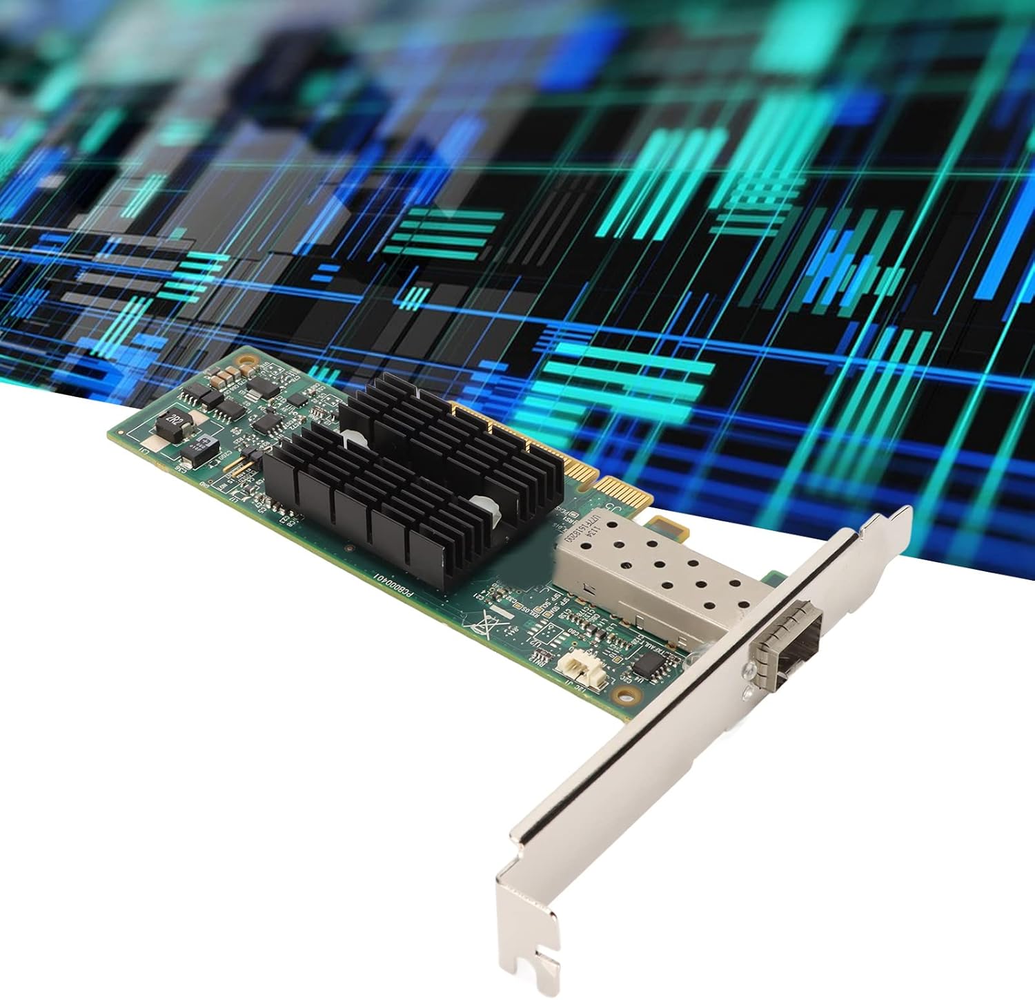 MNPA19XTR 10Gb SFP Plus PCI E Network Card, Network Adapter PCIE Network Card, PCI Express X8, for 2 SFP Plus Optical Network Card 3XUE, Support Server