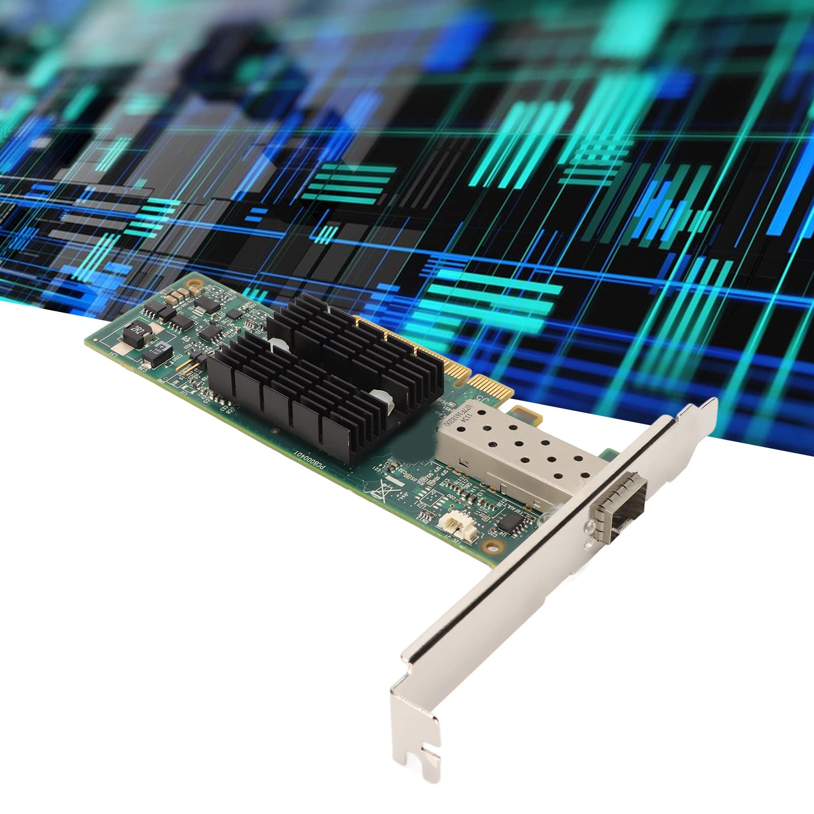 MNPA19XTR 10Gb SFP+ Scheda di Rete PCI-E, Adattatore di Rete Scheda di Rete PCIE, PCI Express X8, per Mellanox ConnectX-2 SFP+Scheda di Rete Ottica 3XUE, Supporto Server