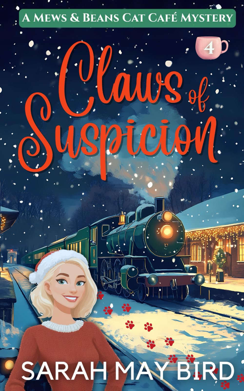 Claws of Suspicion: A Cat's Whisker Café Mystery (Mews and Beans Cat Café Cozy Mysteries)