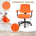 uxcell Computer Office Chair Cover with Armrest Cover for Computer Rotating Chair, Desk Chairs Green