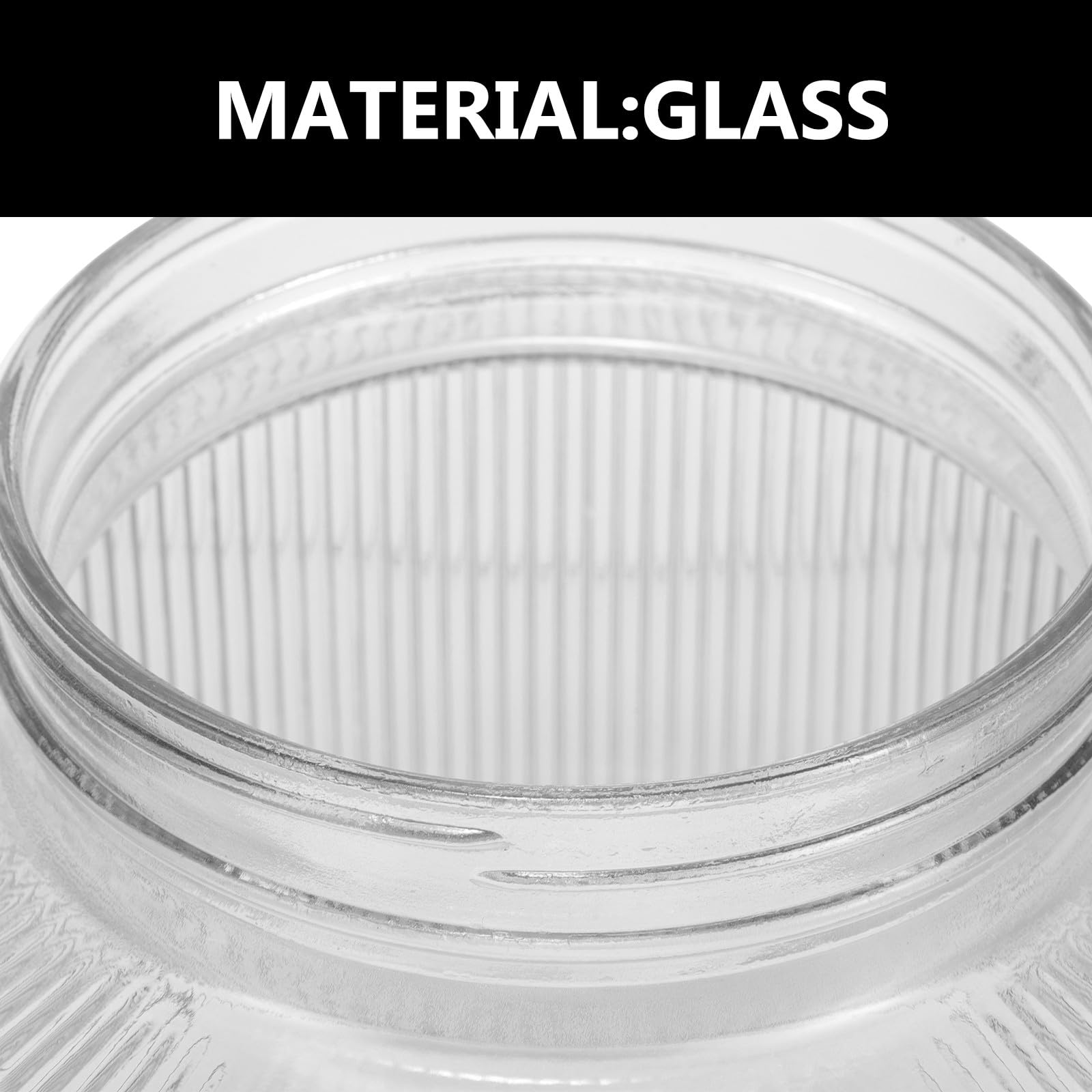 Tofficu Glas Getränkespender 2,8l mit Zapfhahn und Dichtendem Deckel Einzigartiges Design für Eistee Limonade und Früchtetee bei Gartenparty oder Picknick