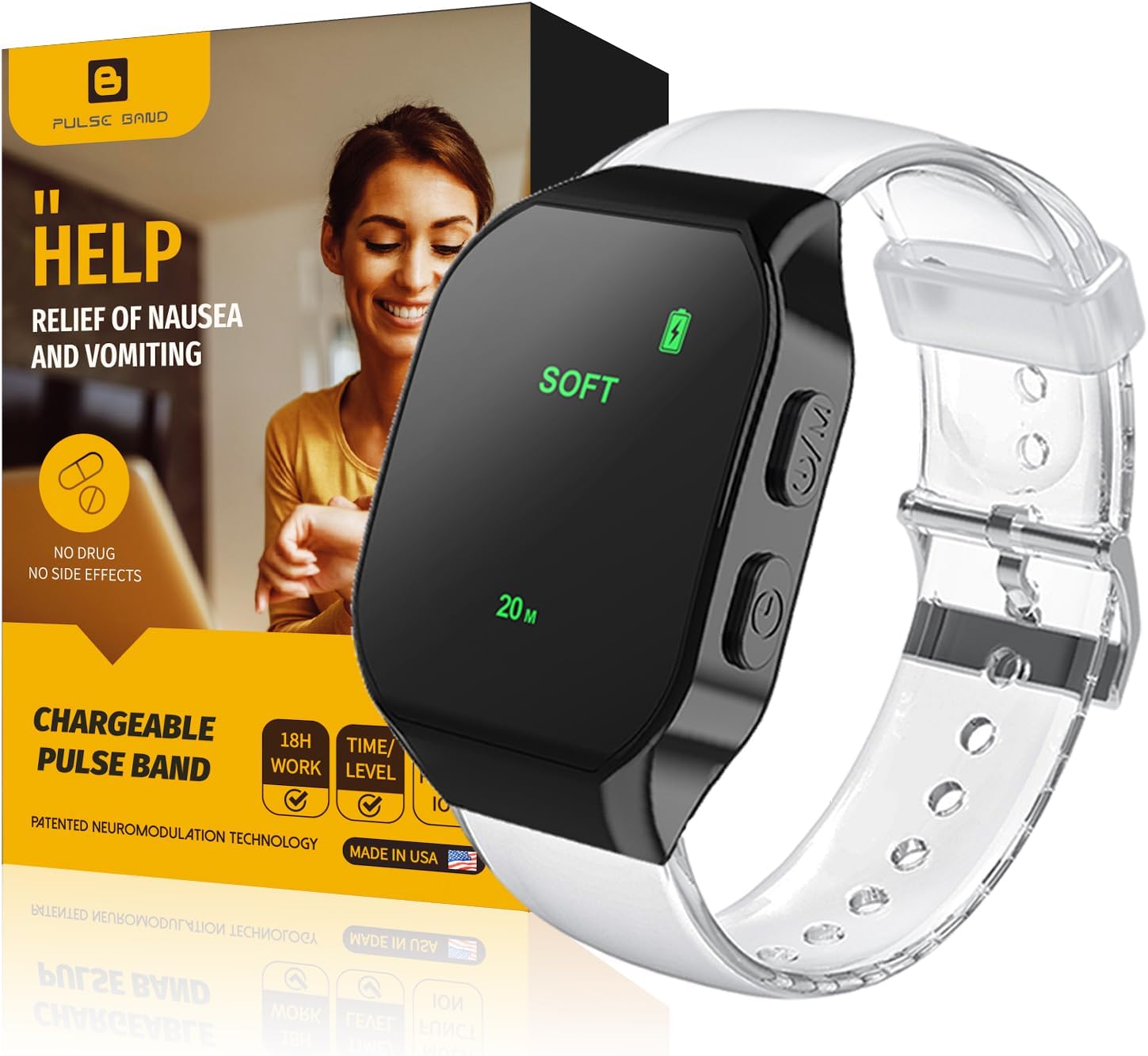 Kadielona AntiNausea Wristband, Motion Sickness Bands