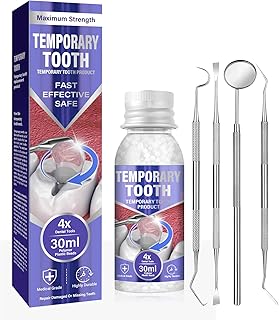 Tooth Repair Kit, 30ml Tooth Filling Repair Kit for Men and Women, for Missing and Broken Teeth