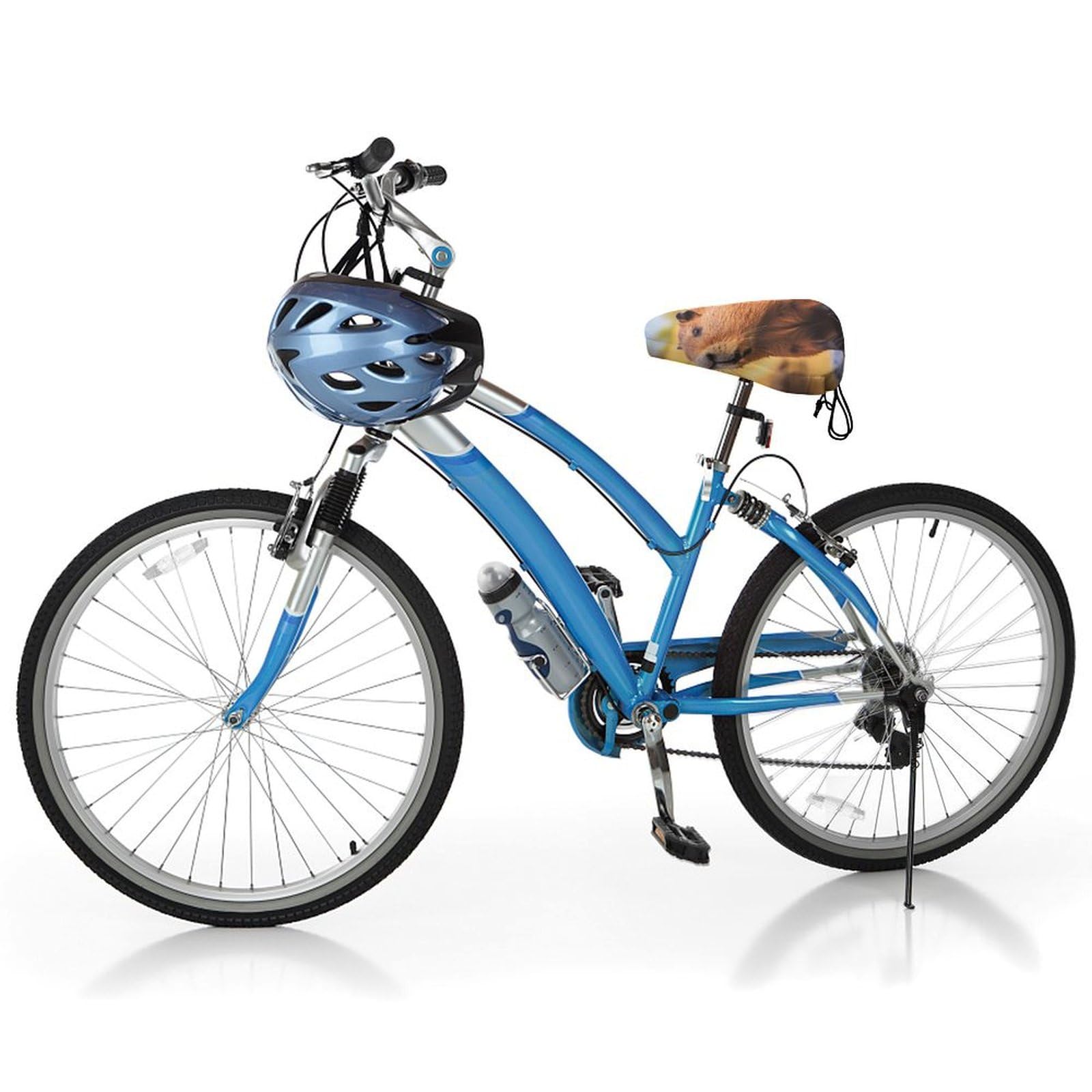 Cute Capybara Bike Seat Cover Protettiva Bicicletta Sella Copertura per Bicicletta