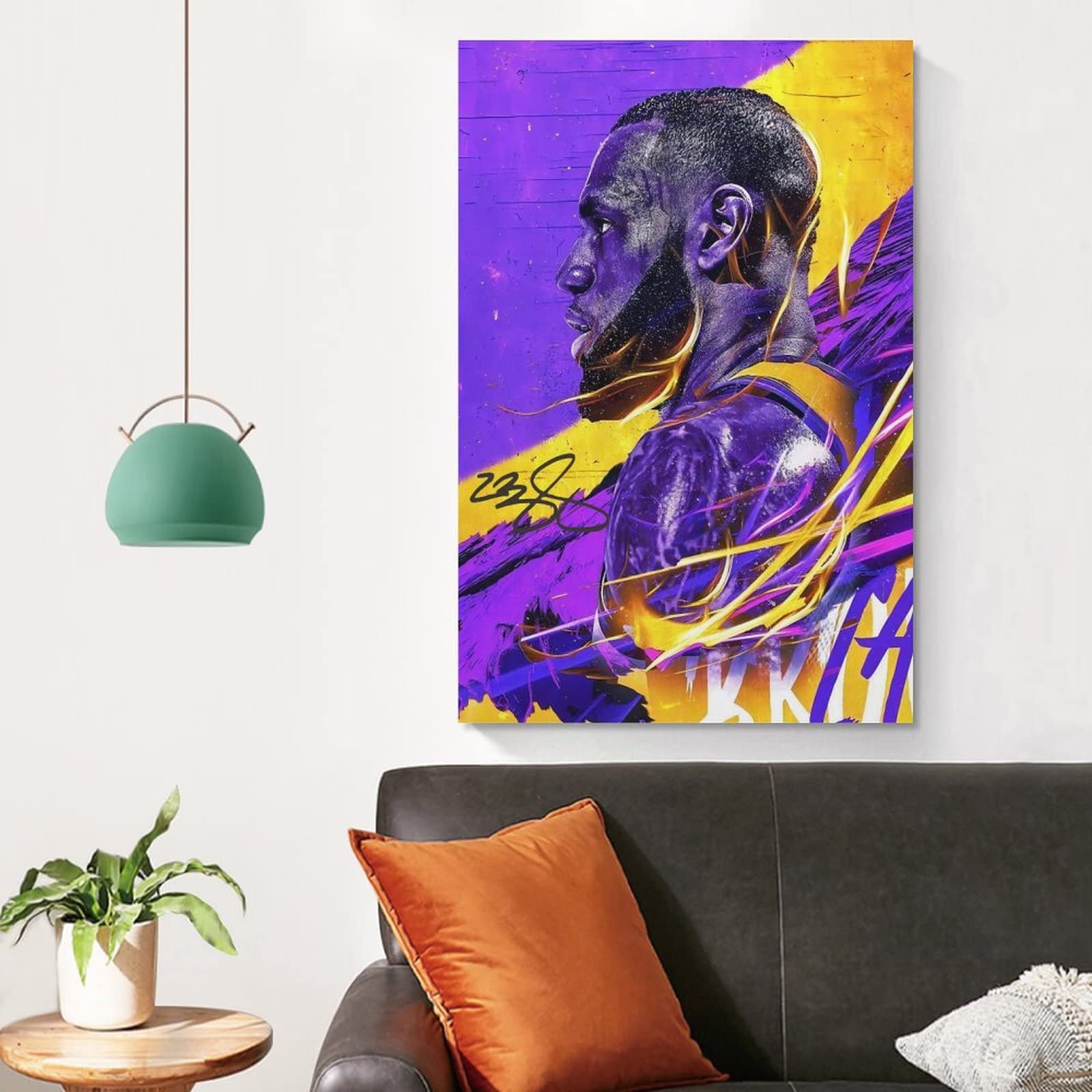MEZUMI Poster Sur Toile LeBron James King