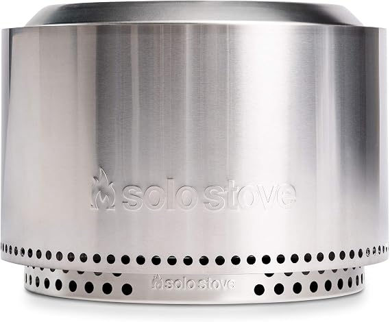 Solo Stove Yukon Stand - Durable 304 Stainless Steel, Heat-Resistant, Portable Elevated Fire Pit Accessory for Safe Use on Decks and Camping - Ideal for Smokeless Fire Pits and Outdoor Fireplaces