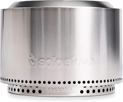Solo Stove Yukon Stand - Durable 304 Stainless Steel, Heat-Resistant, Portable Elevated Fire Pit Accessory for Safe Use on Decks and Camping - Ideal for Smokeless Fire Pits and Outdoor Fireplaces
