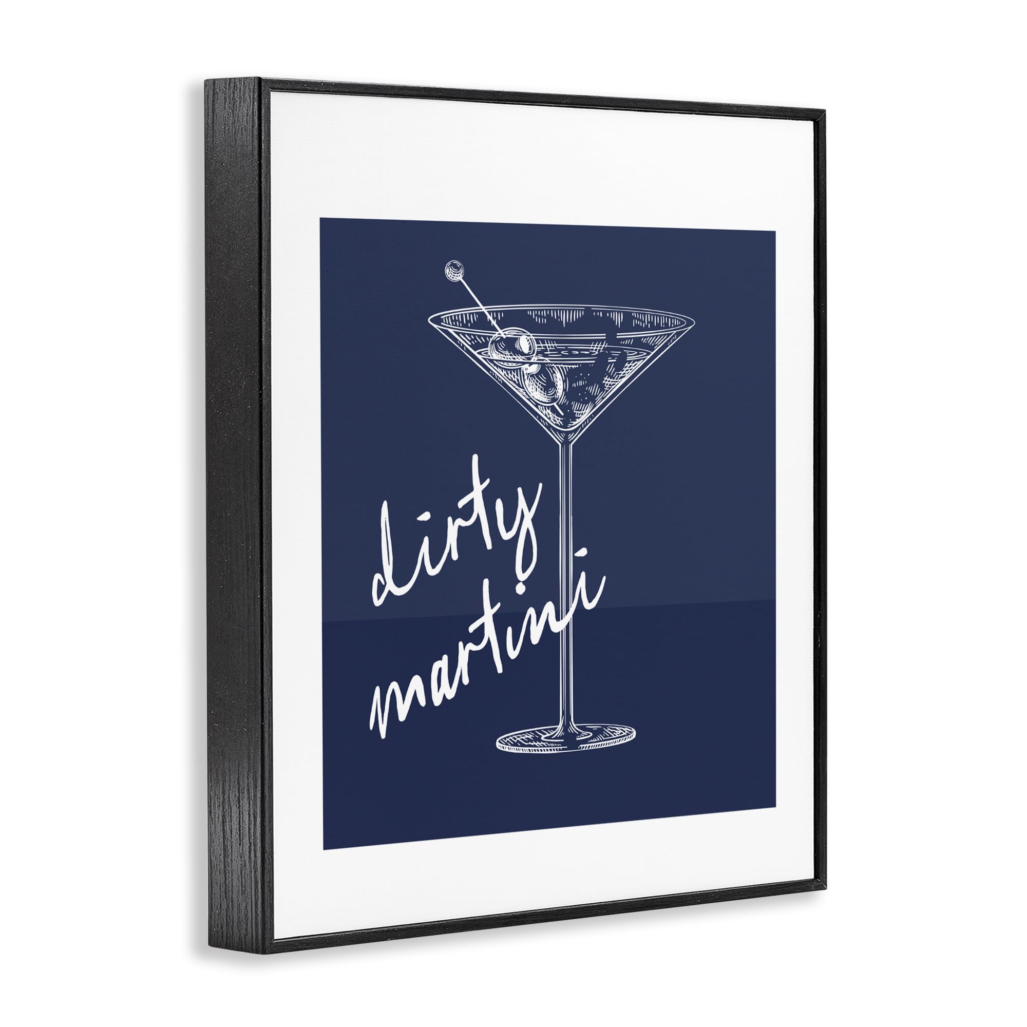 Dirty Martini Graphic, gerahmter Giclée-Druck, 27,9 x 35,6 cm