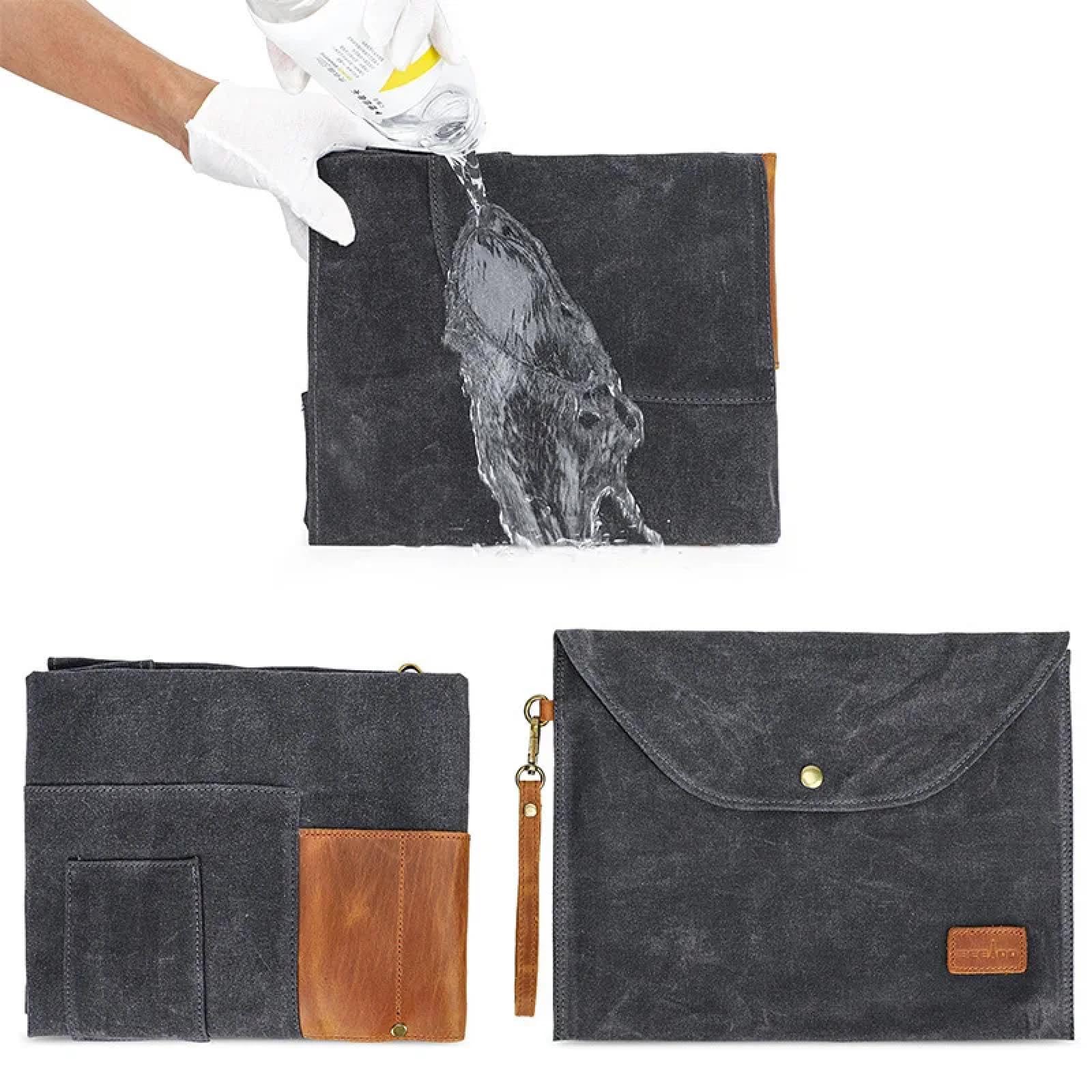 Grembiule Cucina Apron Spessa Tela Borsa Grembiule Set Strumenti Multifunzionali Tasca Parrucchiere Lavorazione del Legno Impermeabile Olio Proof Overalls più Lunghi Grembiule