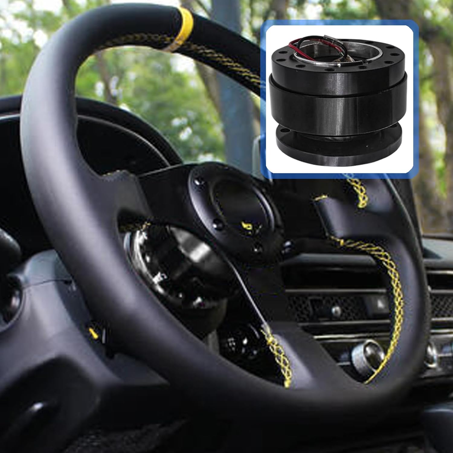 Permanent Black Quick Separate Steering Link Base With Easy Install For Upgraded Bathing Suit Steering Base Link