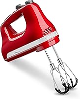 KitchenAid KHM6118 6-Speed Hand Mixer with Flex Edge Beaters - Fast Mixing for Cookie Dough & Mashed Potatoes