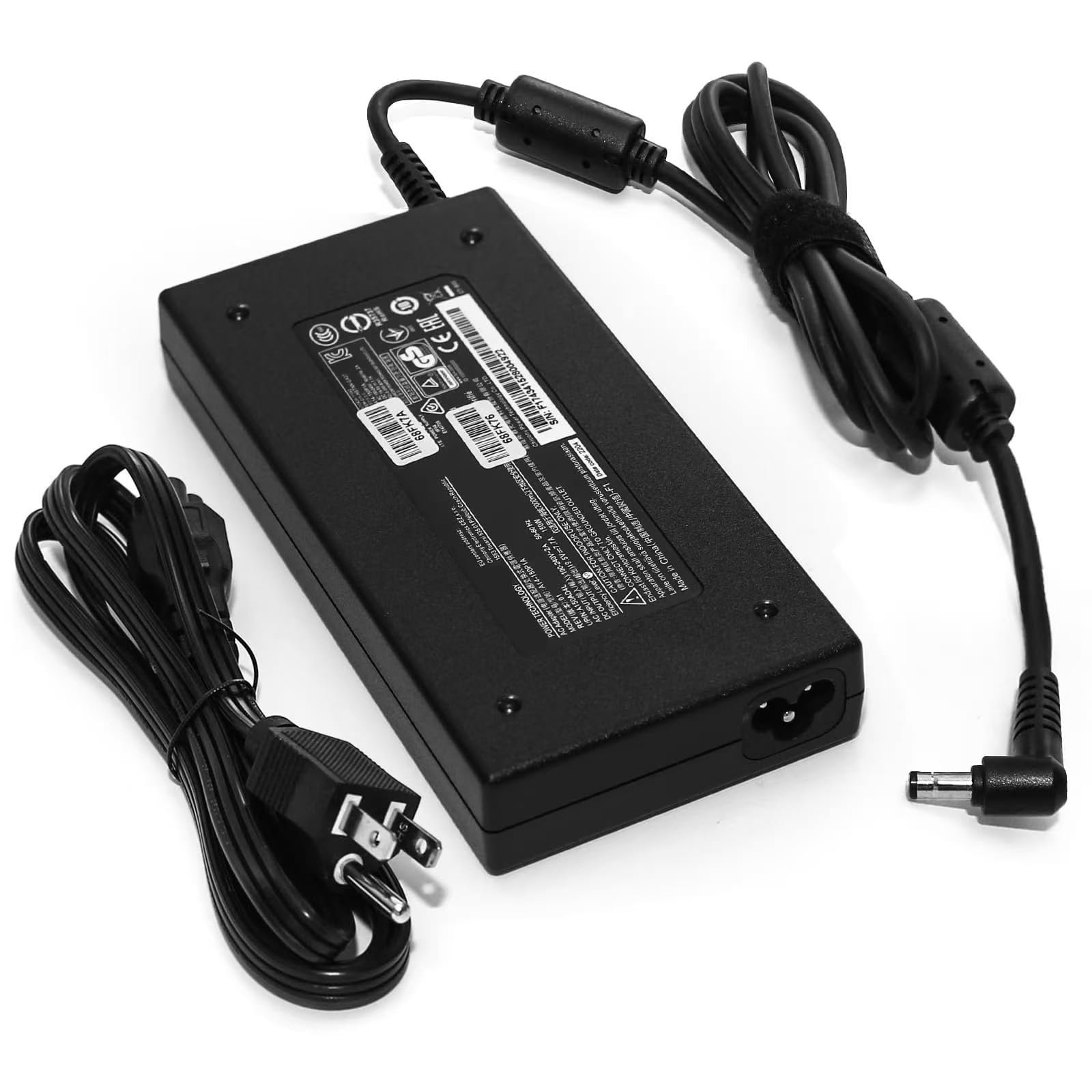 Photo 1 of Slim 19.5V 7.7A 150W 5.5 x 2.5mm A17-150P2A AC Charger Compatible with GF62 7RE MS-16J9 A15-150P1A A17-150P1A ADP-150VB B A14-150P1A for MSI GS60 GS70 MS-16J9 GE62 7RD GP73 WE73 8SJ