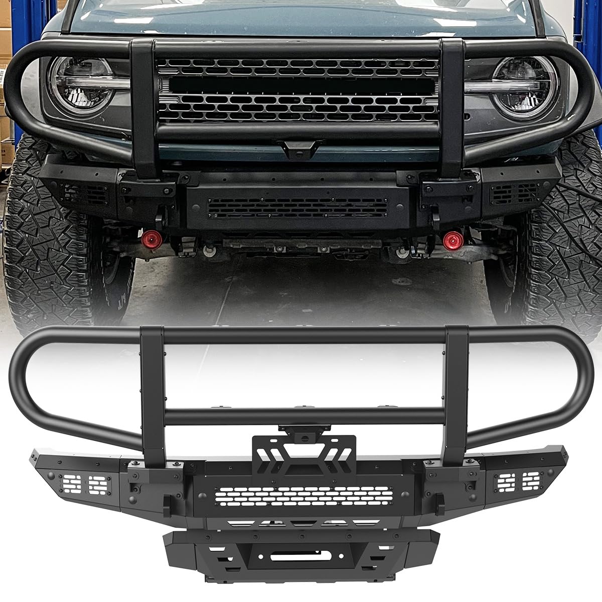 Buy WolfX Front Bumper for 2021 2022 2023 Ford Bronco (Not fit Sport