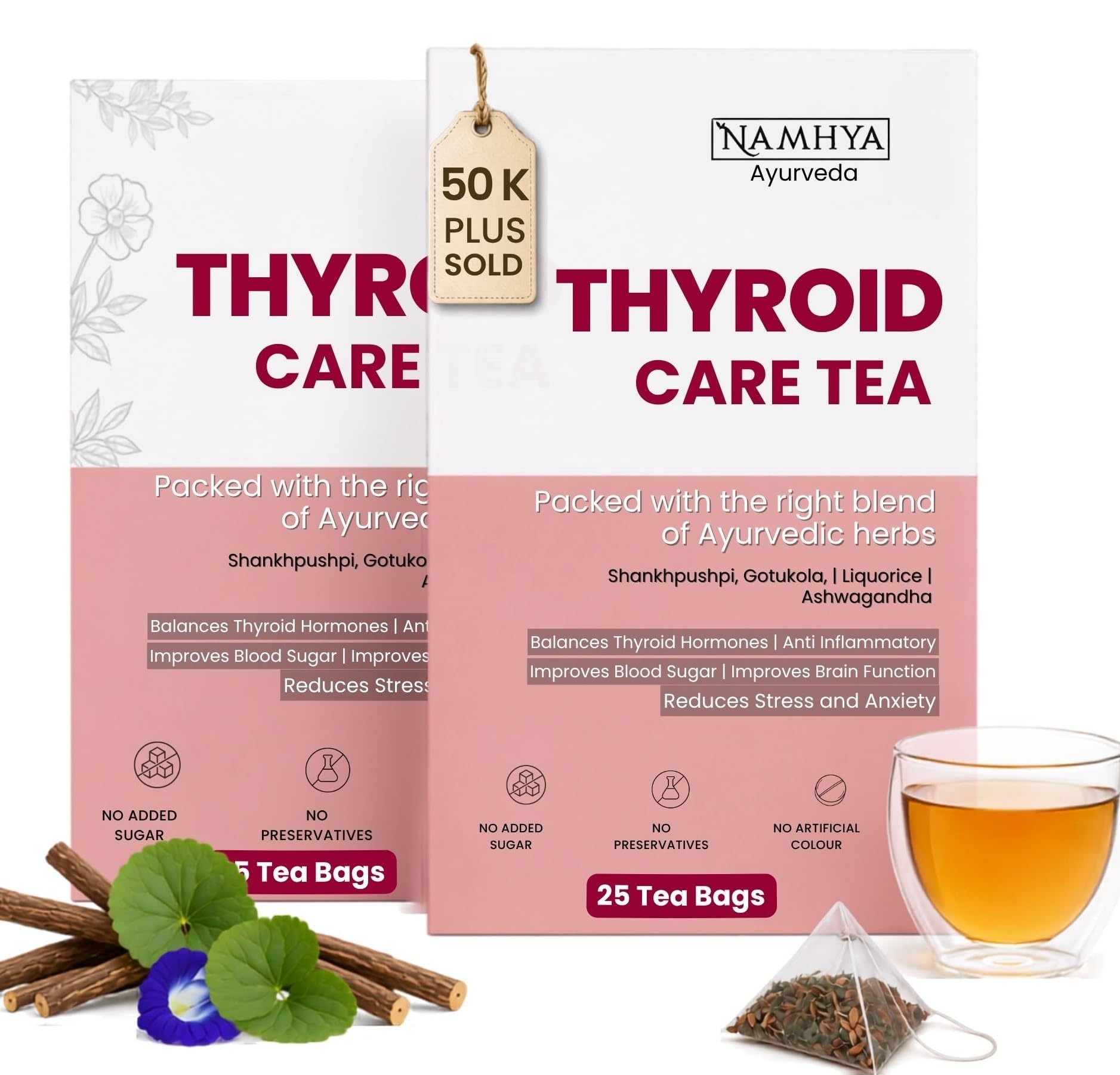 Namhya Diabetes Care Tea | Blood Sugar Balance Support | 100gmx2 Loose Tea — Amazon image 27
