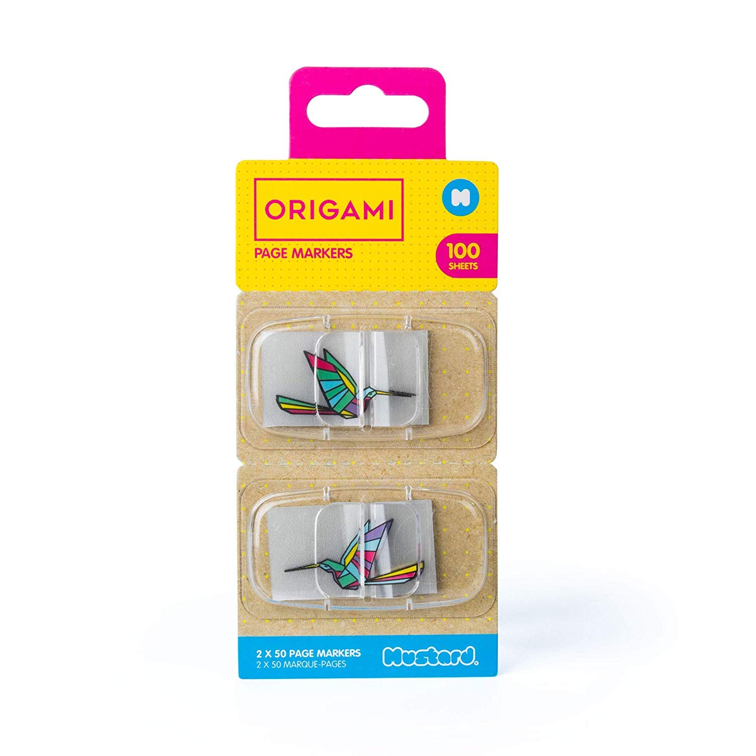 Mustard Origami Page Markers : Amazon.in: Office Products