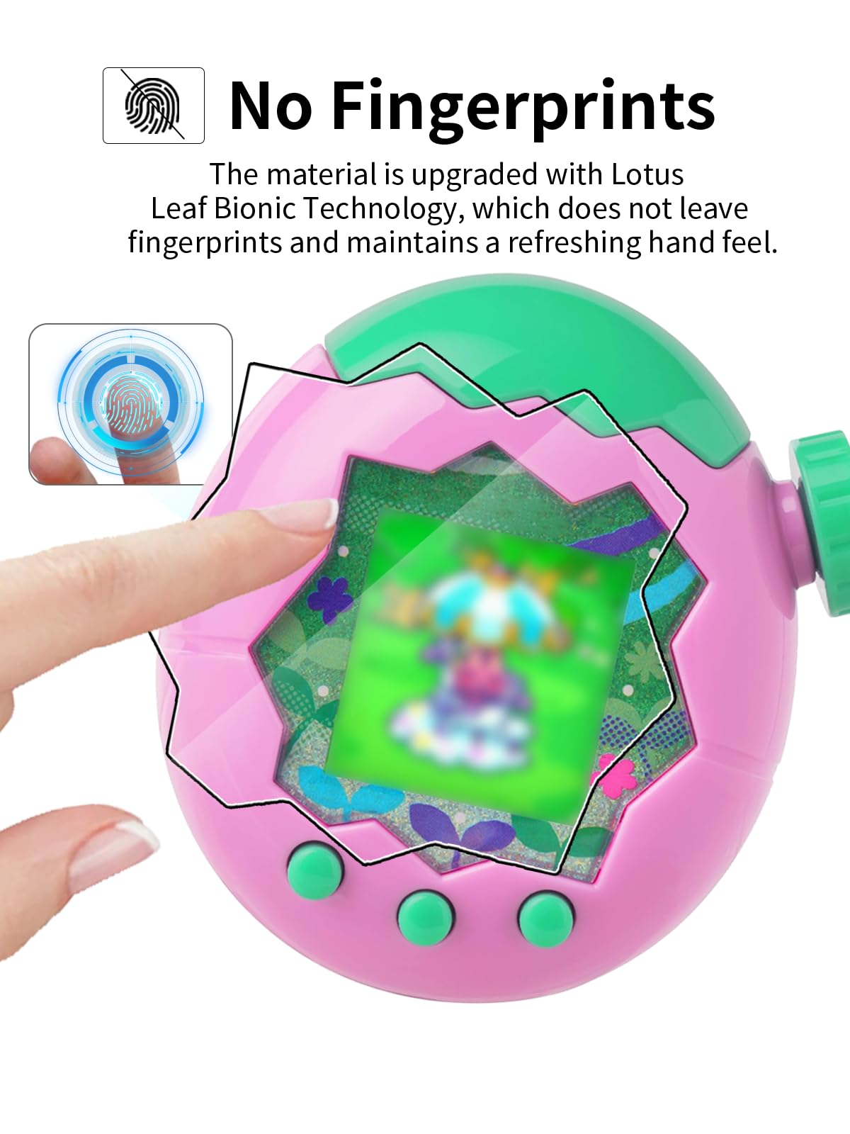 toergy Tpu Screen Protector for Tamagotchi Paradise with High Aluminum fox Edge, Durable Film, Thin, Lightweight - Image 3