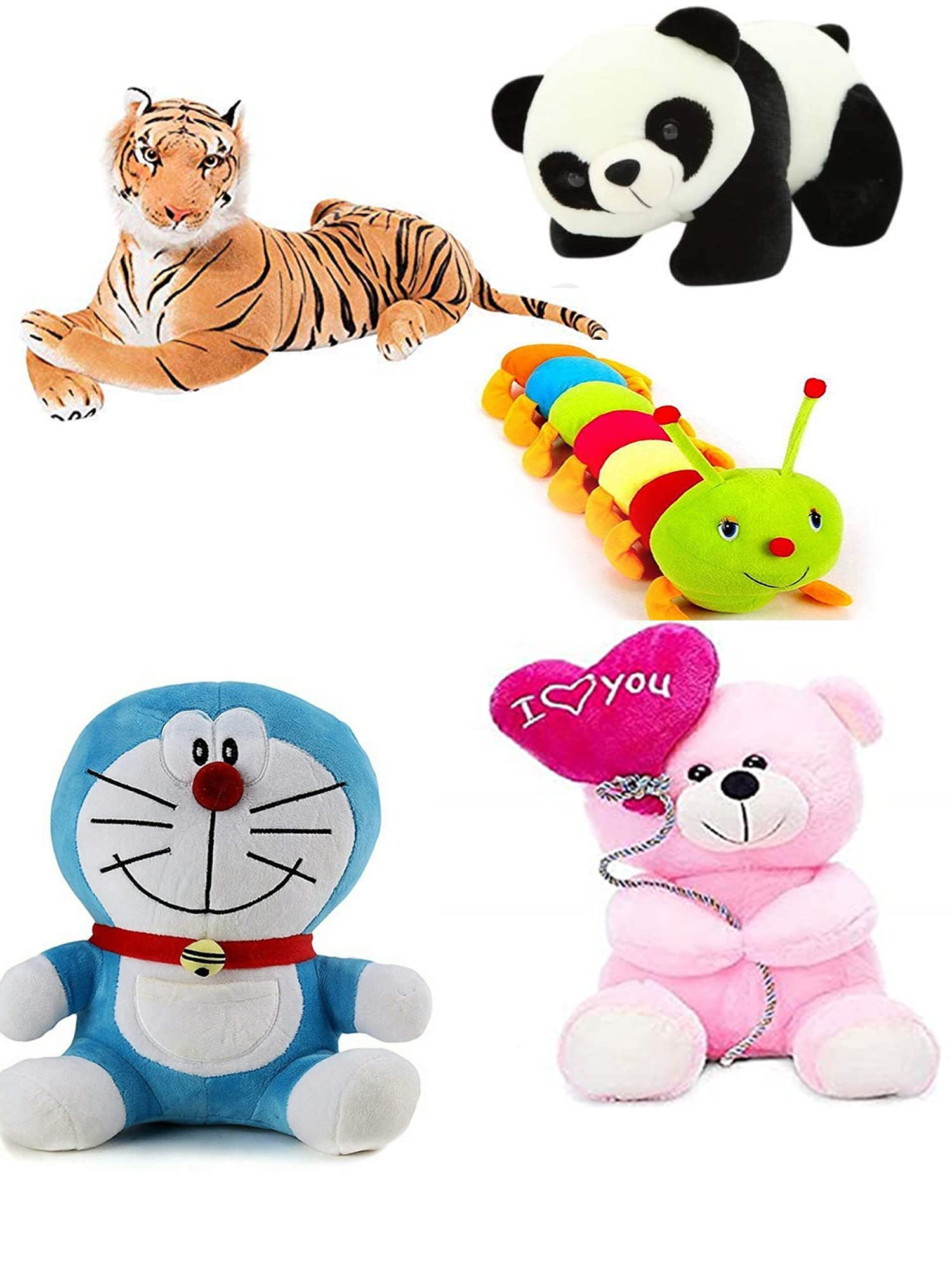 CMS Crop Tiger, Panda, Caterpillar, Doremon, Balloon Panda, Kids Toy, Toy for Girl, Birthday Gift for Girl/Boys, Combo Pack of 5 (B09K91NNV2) Amazon Price History, Amazon Price Tracker