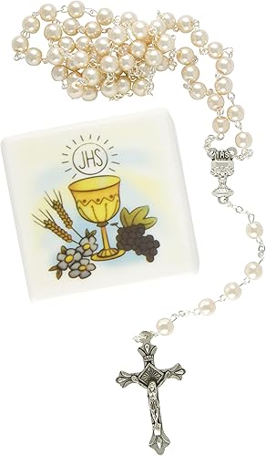 MaMeMi Rosario para la comunión en caja de almacenamiento