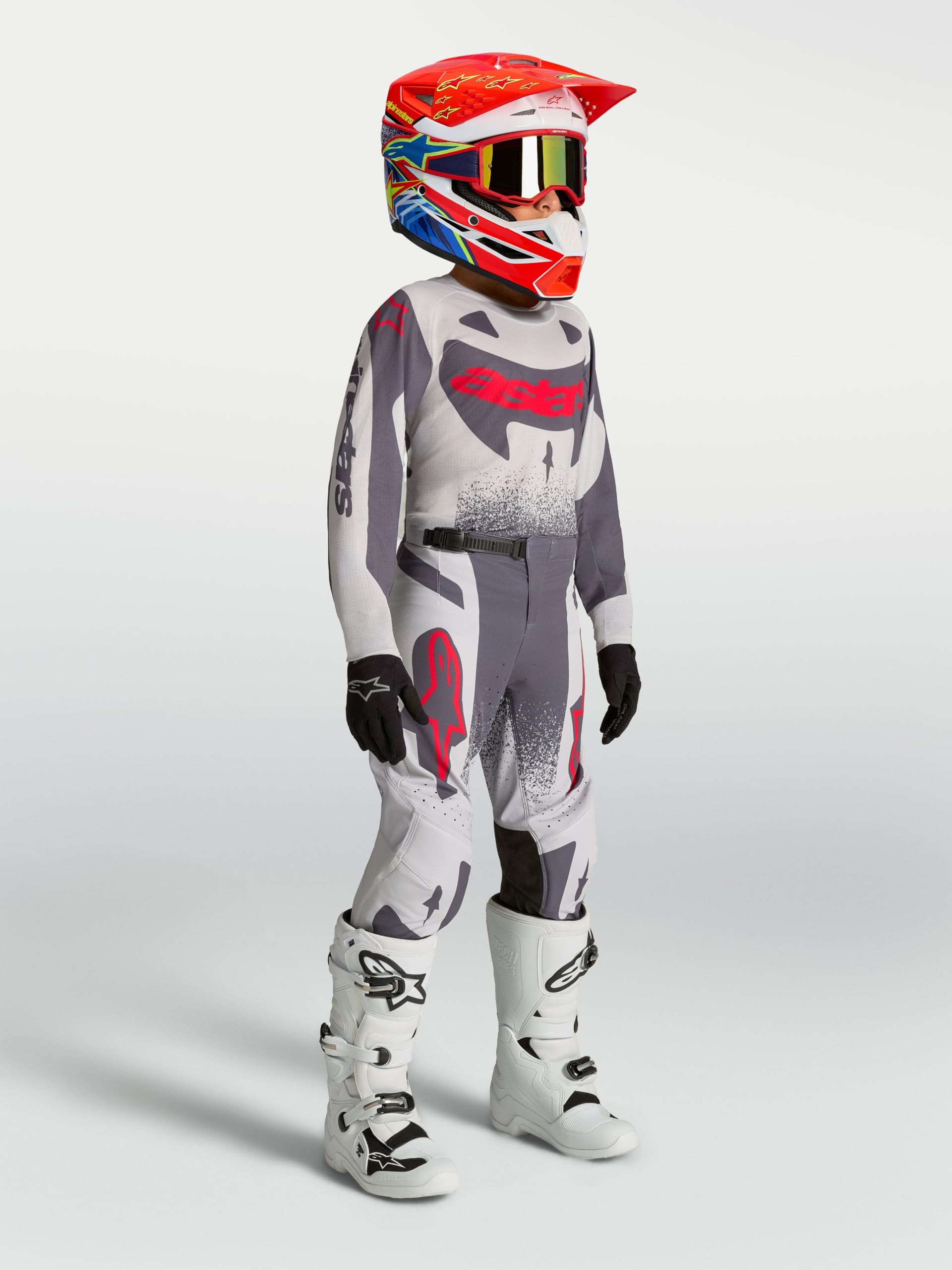 Alpinestars Supertech Swan Młodzieżowa koszulka motocrossowa, M