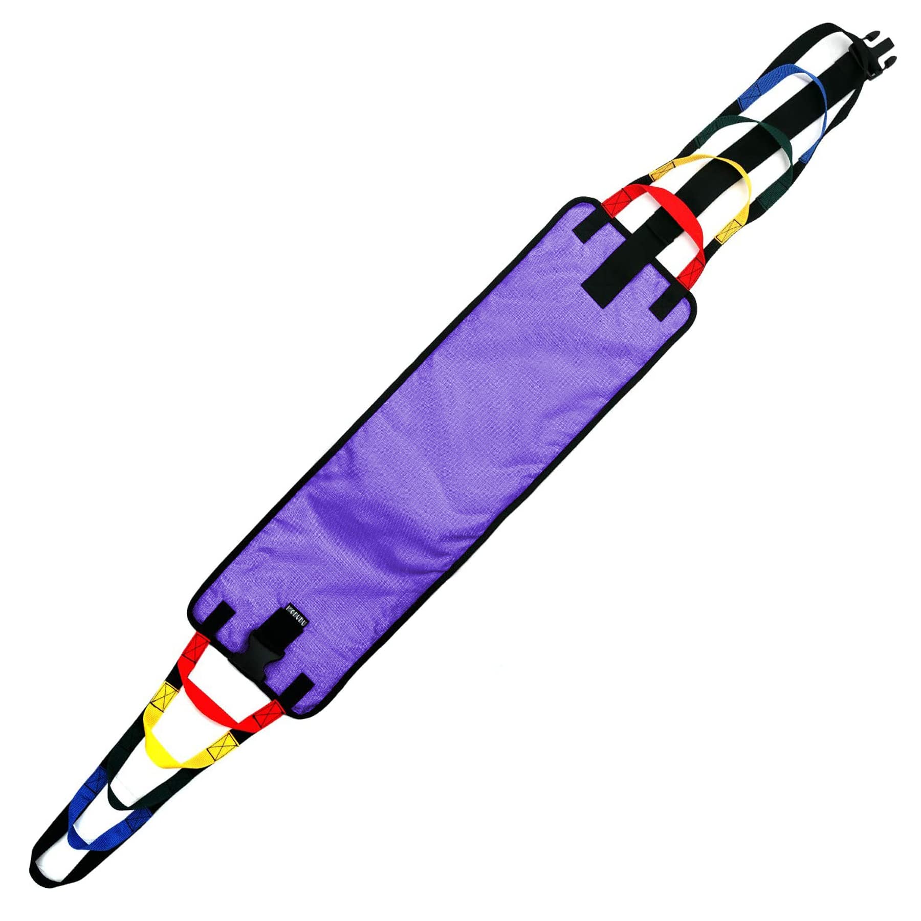 Patient Lift Sling Heavy Duty Transfer Sling for Movement Stand Assist Sling Weight Capacity Fully Padded with Non-Slip Inner Pad Won't Ride Up Quicker Easier Safer Transfers & Toileting (Purple)