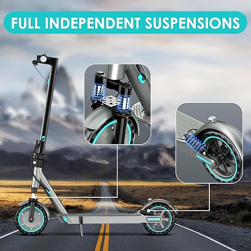 Miniatura 21 de Electric Scooter for Adults, 19/25 Mph Max Speed, 21/25/35 Miles Range,350/500/600W APP Control E-Scooter with 8.5"/10" Inflatable tire, Foldable