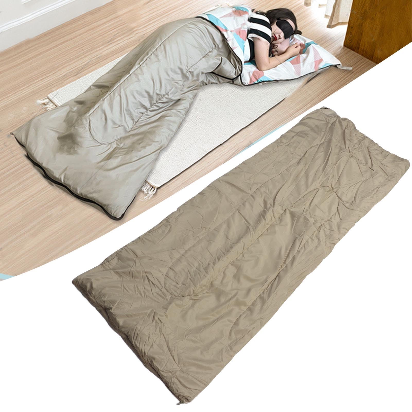 Sleeping Bags, Camping Portable Cold Warm Weather Lightweight Sleeping Bag with Storage Bag for Camping Backpacking Hiking Indoor Outdoor Mountaineering Travel