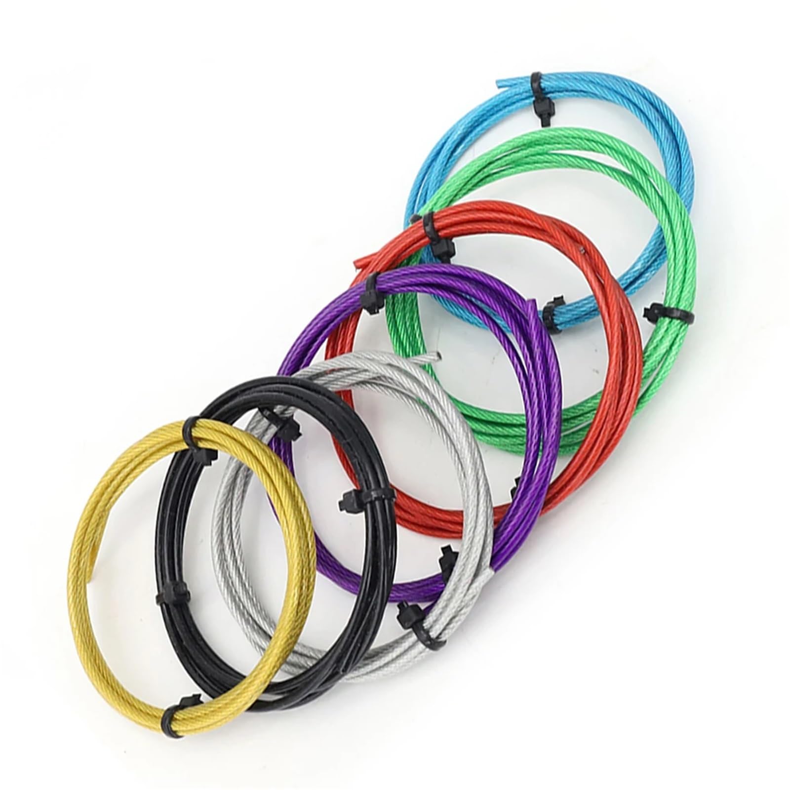 50/100,0 m Stahldrahtseil mit PVC-Beschichtung, Flexibles, weiches, mehrfarbiges Kabel, transparentes Aufhängeseil for Beleuchtungsvorhänge(Clear,50.0M,3.0mm)