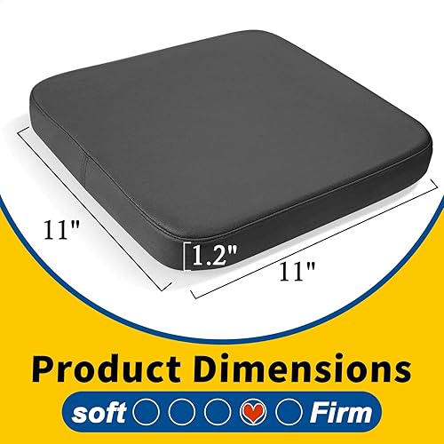 Miniatura 3 de SINOSSO Leathaire - Cojín moderno para taburete de bar de piel sintética, 1 unidad, almohadilla magnética para silla pequeña para cafetería, bistró,