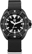 watchdives WD1980 VH31 Quartz Watch, Military Diving Watches 38 mm Sapphire Crystal Luxury Wristwatch Waterproof Watch 200 M