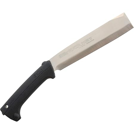 Amazon シルキー 鉈 ナタ 両刃 210mm 本体 ゴムハンドル 555 21 Diy 工具 ガーデン