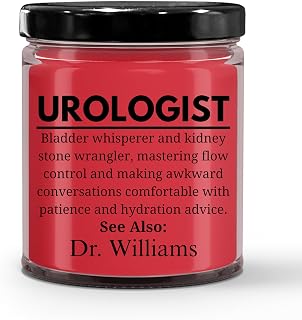 Urologist Gift, Personalized Candle, Urology Decor, Medical Student Item, Doctor Office Decor, Residency Completion Present (Apple Pie)