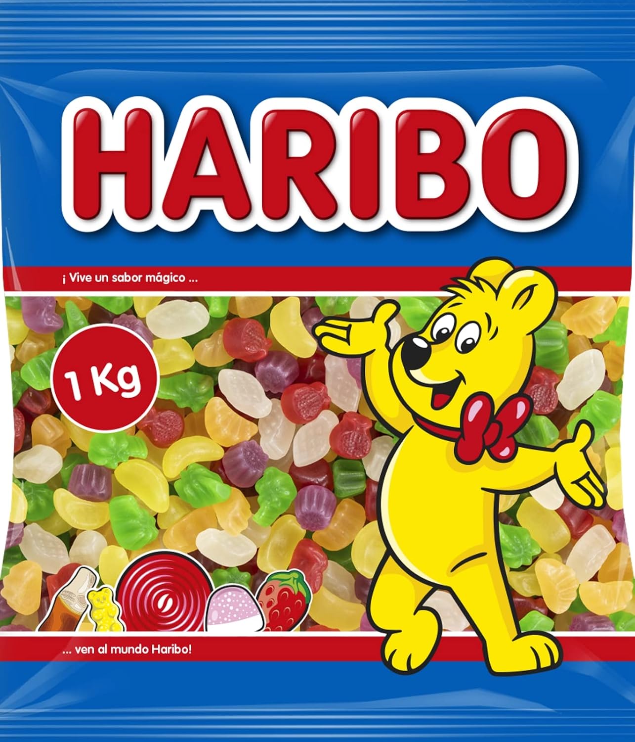 Caramelos de goma Haribo mini Tropifrutti 1Kg Caramelos de goma Haribo mini Tropifrutti 1Kg