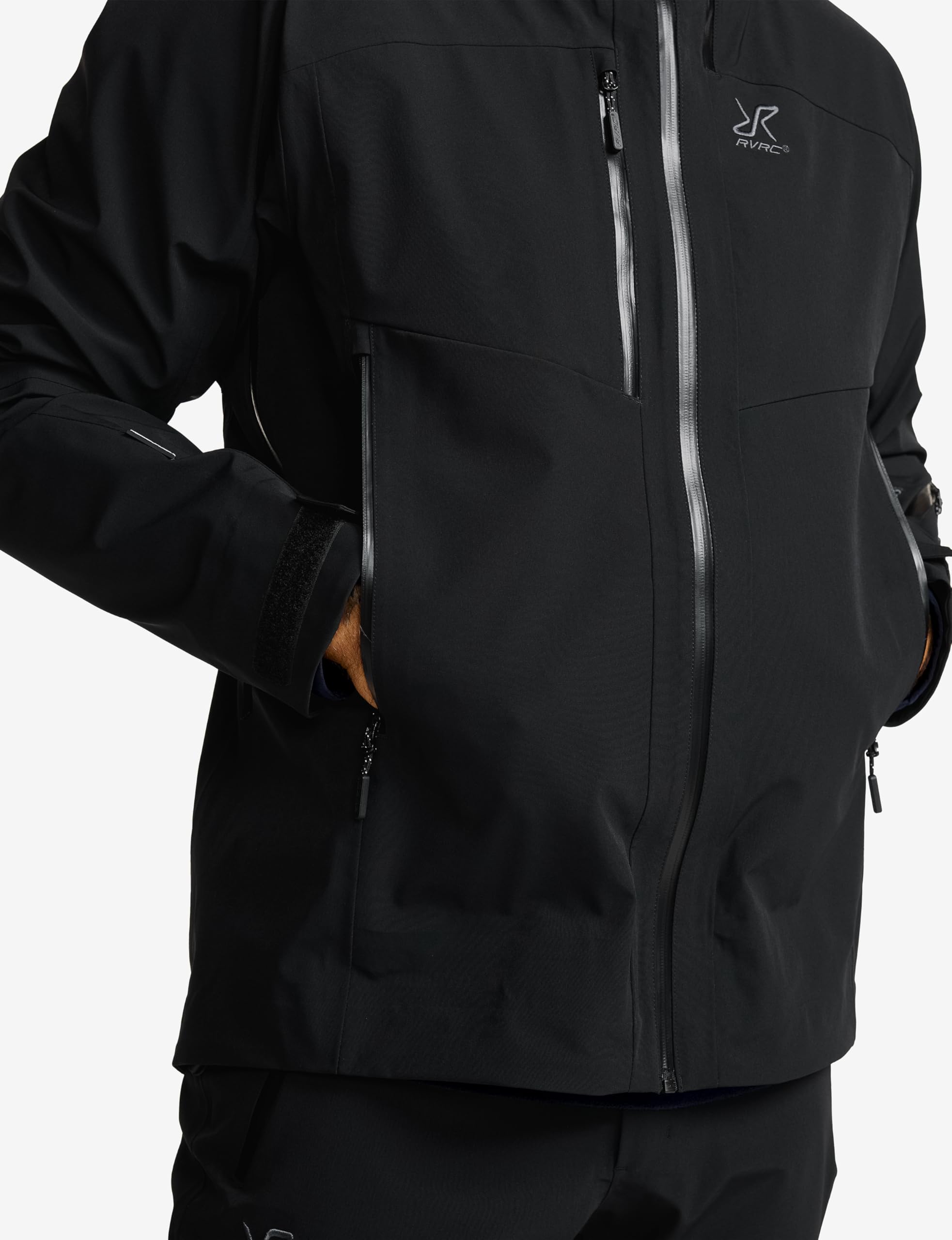RevolutionRace Cyclone 3L Shell Jacket da Uomo, Giacca Impermeabile con Riflettori Recco per l'escursionismo