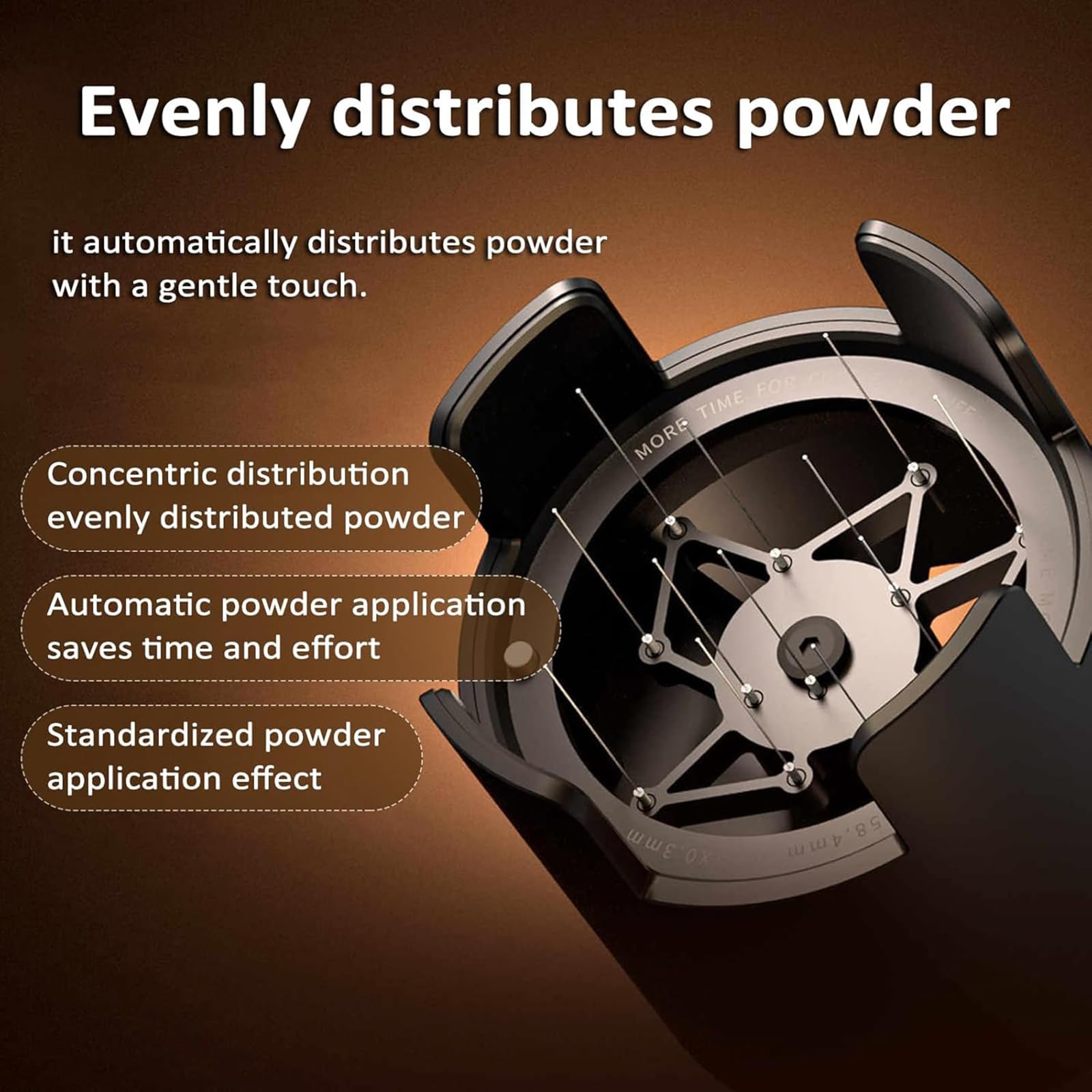 Distributeur de café électrique, mélangeur à expresso de 58 mm avec 18 aiguilles, rotation automatique pour porte-filtres droits