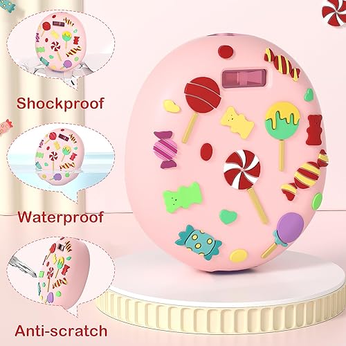 Miniatura 2 de AZURAOKEY Tamagotchi Uni - Funda de silicona para máquina virtual antiarañazos con cordón para el dedo, impermeable, para Tamagotchi Uni Virtual