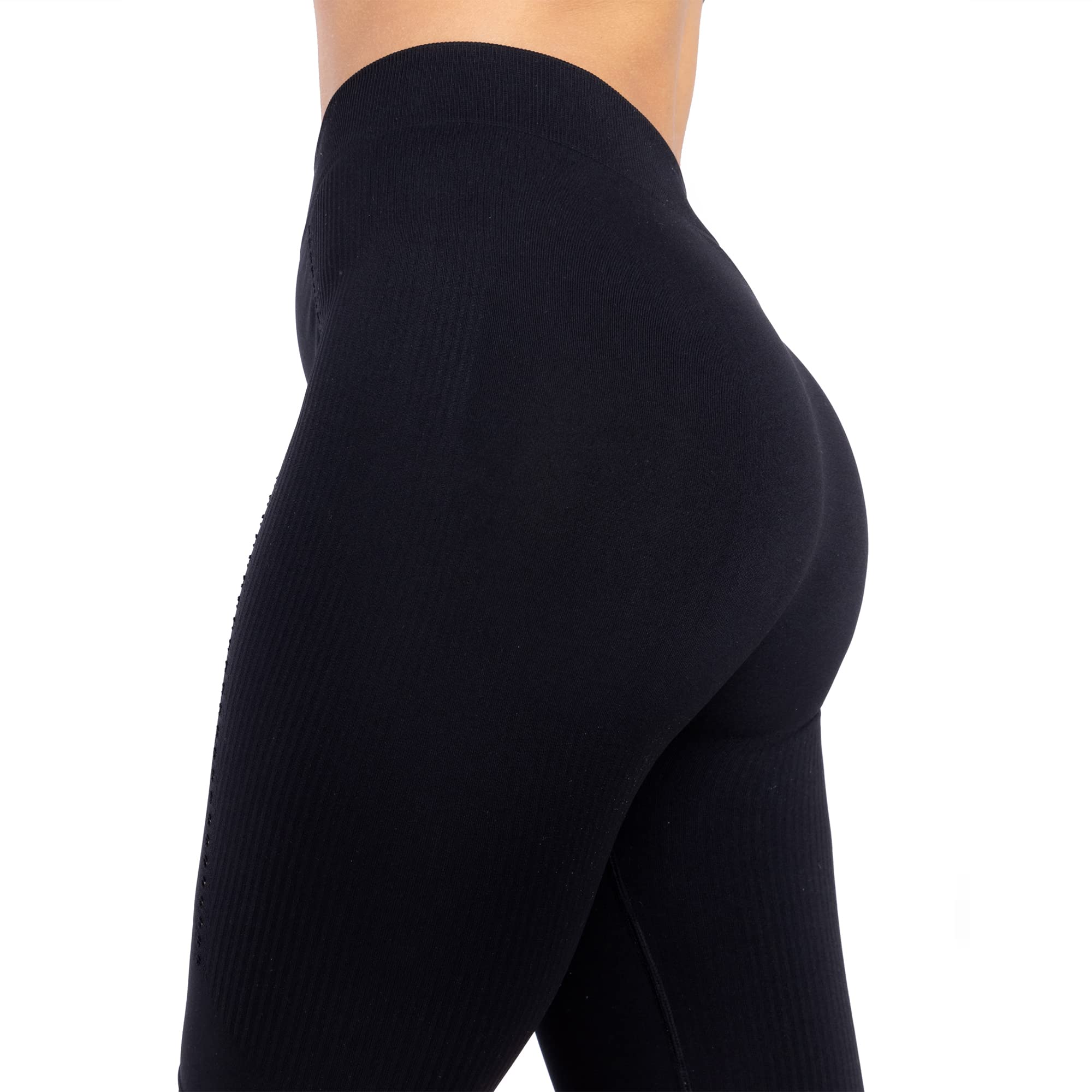 Invertika Leggings Snellenti Sportswear Leggins Donna in Microfibra Anticellulite - Modelleanti - Contenitivi - Vita Alta Termico Made in Italy