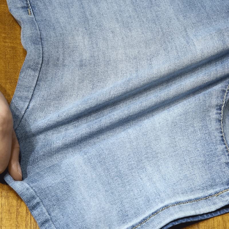 Jeans masculin à grosse poche droite style décontracté bleu clair - 2