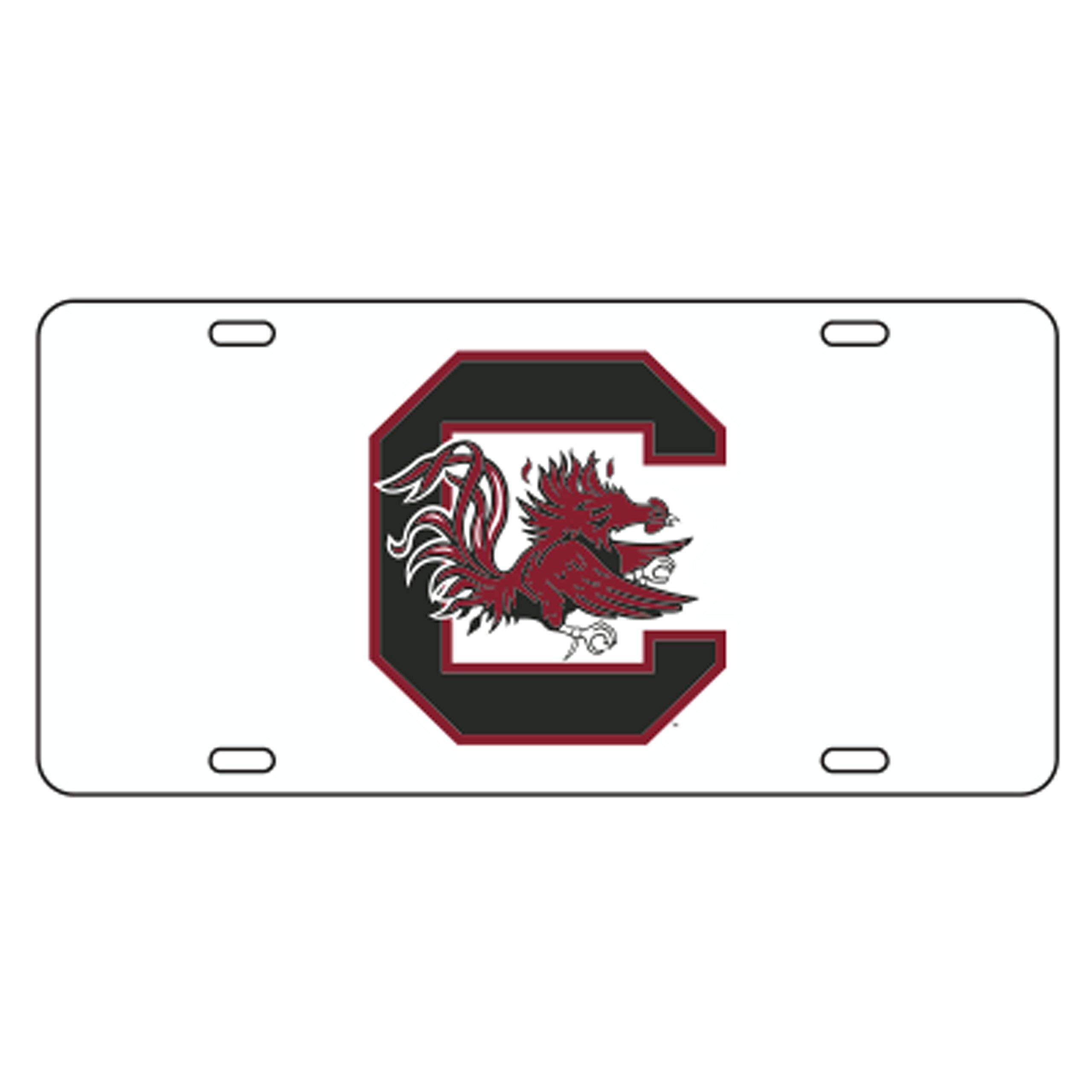Craftique South Carolina TAG (WHT/REF C GAMECOCK TAG (31001))