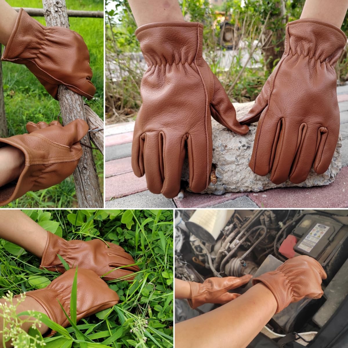 handschuhe lang braun RITOPGO Retro Arbeitshandschuhe leder Herren und Damen,perfekte für Garten/Motorrad/Fahrer/Hofarbeit und Lagerarbeiten (Braun, Large) bei Günstiger Preis Snowboard-Handschuhe Dakine EXCURSION GORE-TEX 242-MGL0051MGLTN11 Größe:L-XL