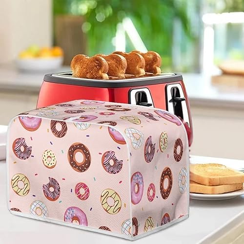 Miniatura 4 de Lotusorchid Cubiertas para tostadora de donas de 4 rebanadas, antisalpicaduras, a prueba de polvo, protector de utensilios para hornear para pan,