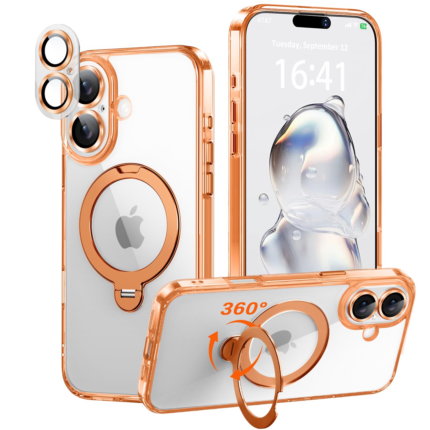 Amazon | iPhone 16 用 ケース【極限の透明感と保護力】 4in1 カメラ